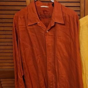 Mens 2x Tommy Bahama linen dress shirt